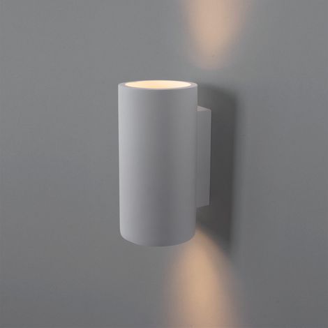 Wandleuchte "Trabis" - Gips - Bidirektional - 2 x GU10