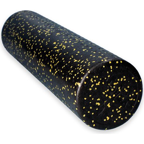 Rullo, rullo massaggiante gialloROLLER, materiale EPP, nero e giallo, 60 cm (1/5)