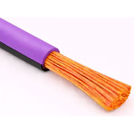 Cavo Filo Unipolare N07V-K sezione 1,5 mmq Viola/Nero