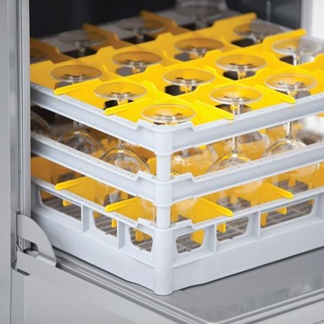 Lave-vaisselle professionnel surélevé - 7,9 kW - panier 500 x 500 mm - Elettrobar (1/4)
