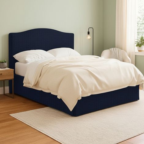 Cama Doble Morley, Desenfundable, Hecha en Italia, Violeta Oscuro (1/5)