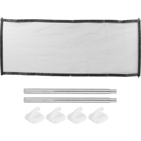 Barrière de sécurité portable et modulaire pour chiens, en tissu robuste, facile à ranger – 180 x 72 cm, sans fermeture (1/5)