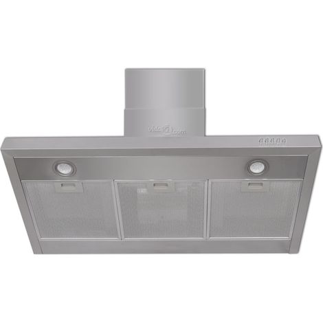 Cappa da cucina piatta in acciaio inox ultra silenziosa da 900 mm 020005873