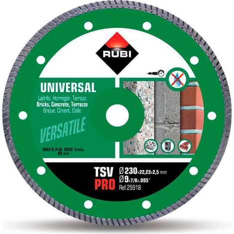 RUBI DISQUE DE DIAMANT GÉNÉRAL, PIÈCE TURBO, 25918 (1/2)