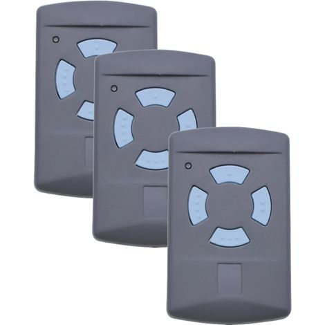 3er-Pack Fernbedienungen für HORMANN HSM4 868, blaue Fernbedienungstasten, 868,35 MHz Garagentor-Fernbedienungen (1/2)