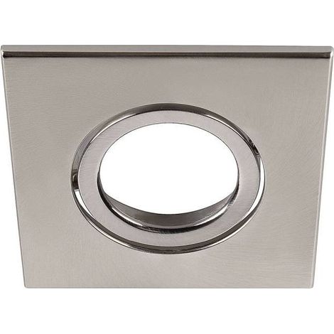 Collerette décorative UNIVERSAL DL intérieur carré alu brossé orientable - SLV - 1007186