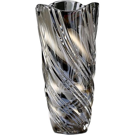Jarrón de cristal gris nórdico hecho a mano, decoración de mesa hidropónica, hogar o boda (1/5)