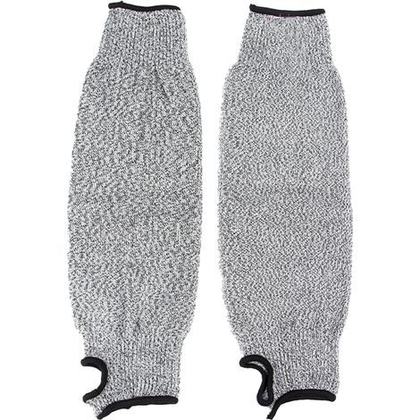 Manchons de protection anti-coupure de niveau 5 avec trou pour le pouce (1/5)