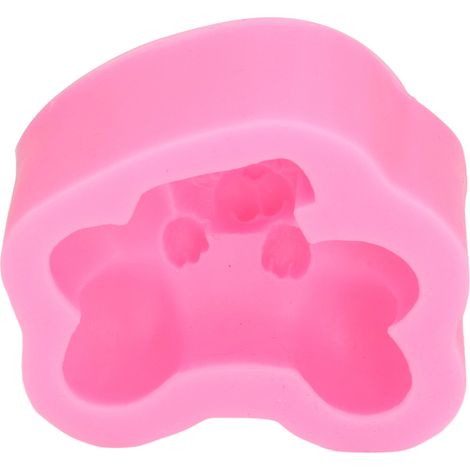 Moules en silicone pour os à mâcher pour chiens, décorations de gâteaux en fondant et savons artisanaux. (1/5)