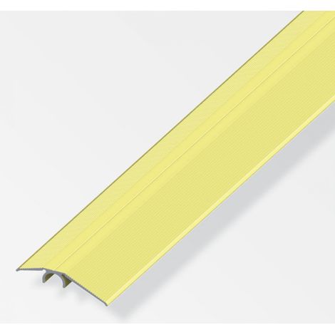 ALFER - PROFILO DI COMPENSAZIONE DEL LIVELLO IN ALLUMINIO ANODIZZATO - 40MM - COLORE OTTONE