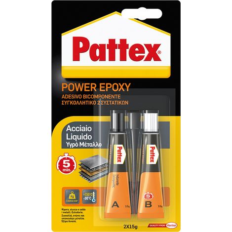 PATTEX ACCIAIO LIQUIDO gr. 30- 6 pezzi  - PATTEX