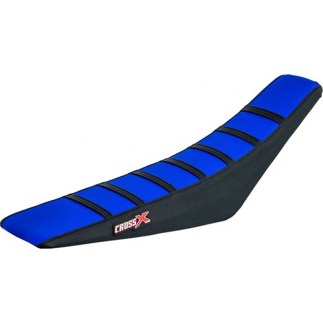 HOUSSE DE SELLE SHERCO SE-R SEF-R - TOP BLUE- SIDE BLACK-STRIPES BLACK