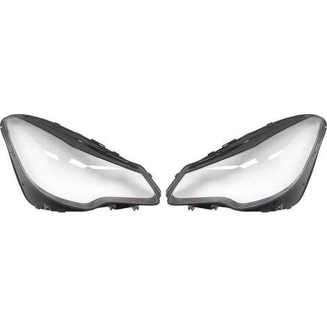 Scheinwerferlinse, geeignet für Mercedes-Benz E-Klasse Modelle, einfache Installation, Silber (1/2)