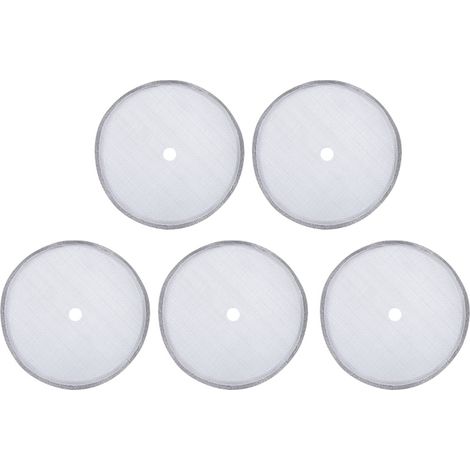 Lot de 5 filtres à café en acier inoxydable pour cafetière à piston de 600 ml (accessoires de filtration en maille). (1/5)