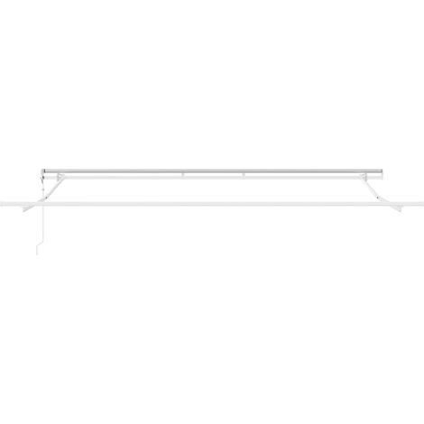 Maison Exclusive - Elektrische ausziehbare Markise Weiß 400 x 300