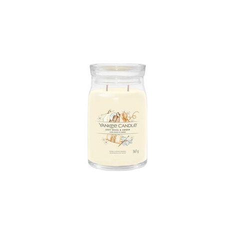 Weiche Wolle & Amber – Yankee Candle Signature – Mittlere Kerze mit zwei Dochten – Neuheit 2022