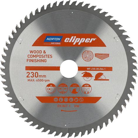 Norton-Clipper Scie circulaire 255 mm coupe précise (1/2)