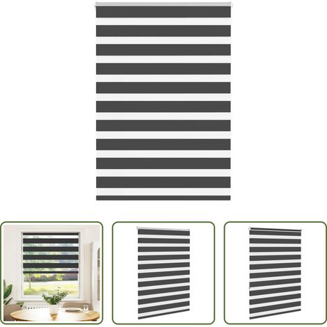 Doppelrollo -  Doppelrollo Schwarz 105x150 cm Stoffbreite 100,9 cm Polyester (1/5)