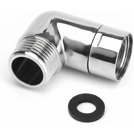 Adaptateur d'angle pour pommeau de douche, pivotant à 90°, G1/2 (1/5)