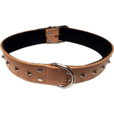 COLLAR CON ADORNO 20x450mm. MARRON