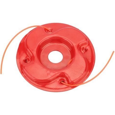 Accessoires de Jardin Tête de Coupe pour Découpe-Bordures Disque de Tonte en Métal Modèle Rouge Emballage OPP - (1/4)