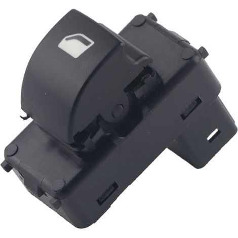 Interruptor eléctrico de la ventanilla delantera – Compatible con Citroën C4 y Peugeot 207 – Modelo 6554.QL, negro, unidad