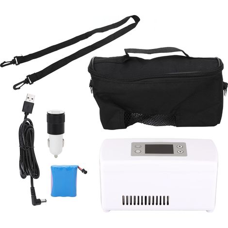 Boîte de transport pour insuline avec écran large, réfrigérateur médical portable à température constante, fournitures pour diabétiques (1/5)