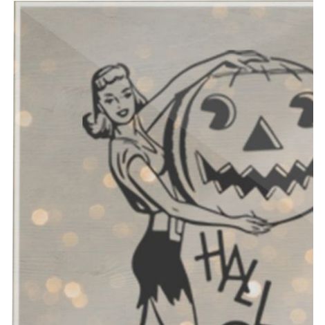 Porte-photo acrylique résistant à l'eau, décoration de table sur thème Halloween, image décorative durable pour bureau, style festif CBS718X05 (1/4)