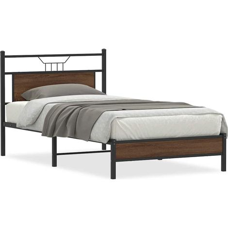 Maison Exclusive - Estructura de cama sin colchón madera marrón r