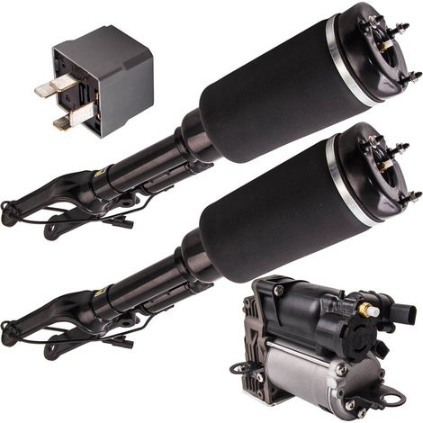 Compresseur + 2x jambe de suspension pneumatique avant pour Mercedes Classe... (1/5)
