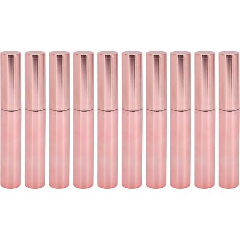 Lot de 10 tubes de colle pour faux cils vides, flacons de mascara liquide avec insert en caoutchouc, 10 ml (1/5)