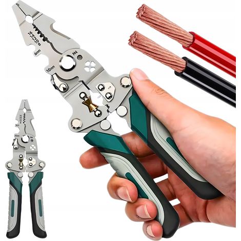 PINCE ÉLECTRIQUE UNIVERSELLE POUR TIRER, COUPER ET SERTIR (1/3)