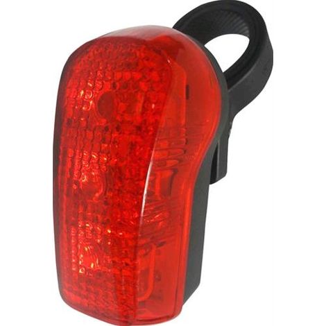 FANALE POSTERIORE ROSSO A 7 LED per Bici Biciclette 4 FUNZIONI MAURER