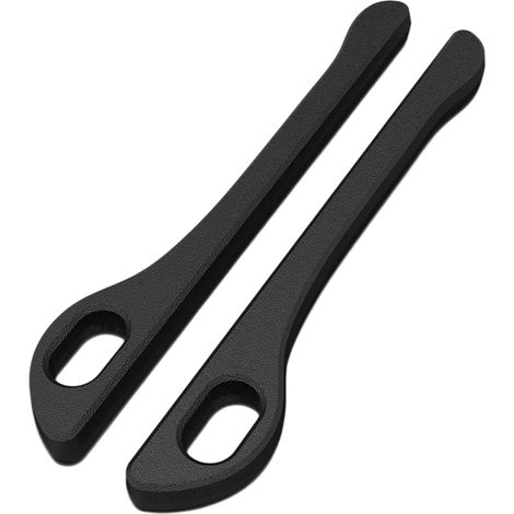 Lot de 2 coussinets de remplissage d'espace pour siège de voiture, avec système de remplissage des trous, remplissage d'espace pour siège de voiture (noir) (1/5)