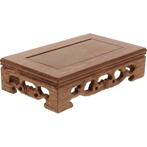 Socle Bois pour Décoration Artisanale Piédestal Résistant pour Présentation de Pots de Fleurs Statues et Objets Art Support Stable et Esthétique pour Maison et Bureau (1/5)