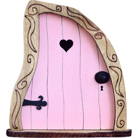 Porte de Fée pour Arbres - Décoration Miniature de Jardin Féerique Extérieur, Art de Jardin et Sculpture pour Chambre d'Enfants ou Mur (1/5)