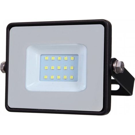 Schwarze LED IP65 10W Ultradünner Samsung Chip V-TAC PRO VT-10B 3000K SKU 424