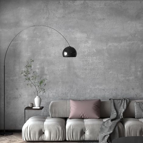 40CMx9M Papier Peint Autocollant en Béton Gris Clair Papier Contact de Style Industriel Moderne Stickers Muraux Texturés en Ciment Imperméable épaissi Mat Papier Décoratif pour Meubles DIY (1/5)