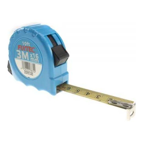 Ruban métrique en acier - 3 m x 16 mm - Fixtec (1/4)