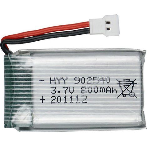 Batterie haute capacité 902540 3,7 V 800 mAh pour avions jouets 4 axes Syma X5 X5C X5S X5SC X5HW X5HC X5SW M68 X300 X400 (1/5)