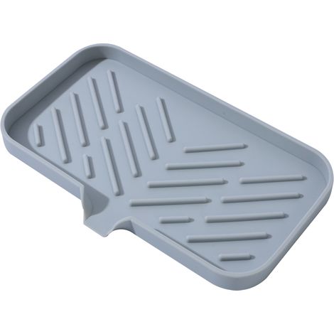 Support Pour Savon - Plateau Égouttoir pour Évier Cuisine ou Salle de Bain - Résistant à la Chaleur - 1 Pièce (1/5)