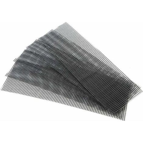 Tampon Drainage - Grille Plastique pour Fond de Pot - 10 x 10 cm - Empêche la Perte de Terre - Lot de 50 Pièces (1/5)