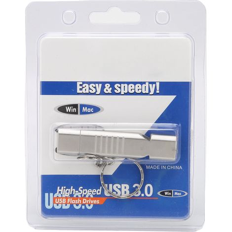 GB USB 3.0-Stick mit Signalpfeife, kompaktem, stoßfestem Design und automatischem Schutz