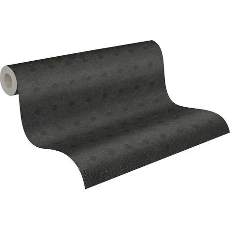 papier peint motif graphique noir - A.S. Création (1/5)