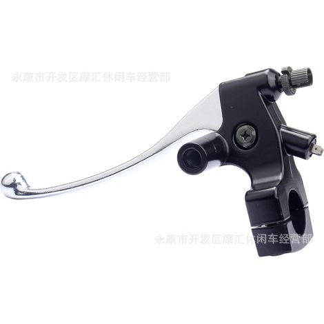 Accessoires moto compatibles avec Harley-Davidson CB400, Iron Horse, levier d'embrayage gauche Sando, levier de frein et support Turtle King 25 mm. (1/5)