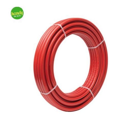 Tubo multistrato rivestito 373ø16 rosso StratoPlus 25m
