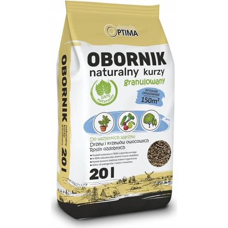 Engrais granulé naturel à base de fumier de poulet 20 L
