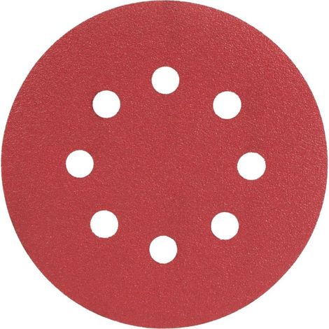 Disque abrasif - Radix - Pro - Velcro 125 mm - P100 - 8 trous (10 pcs) (1/2)