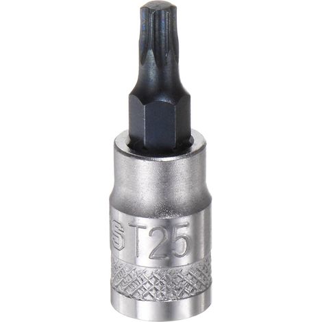 Torx Embout Douille T25 1/4" Entraînement 1,46" L (1/5)