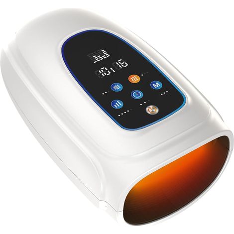 Massaggiatore portatile, ricaricabile, 2500 mAh, con 3 modalità di massaggio, 5 livelli di intensità e 3 impostazioni del timer, massaggiatore touch screen per il rilassamento muscolare (1/5)